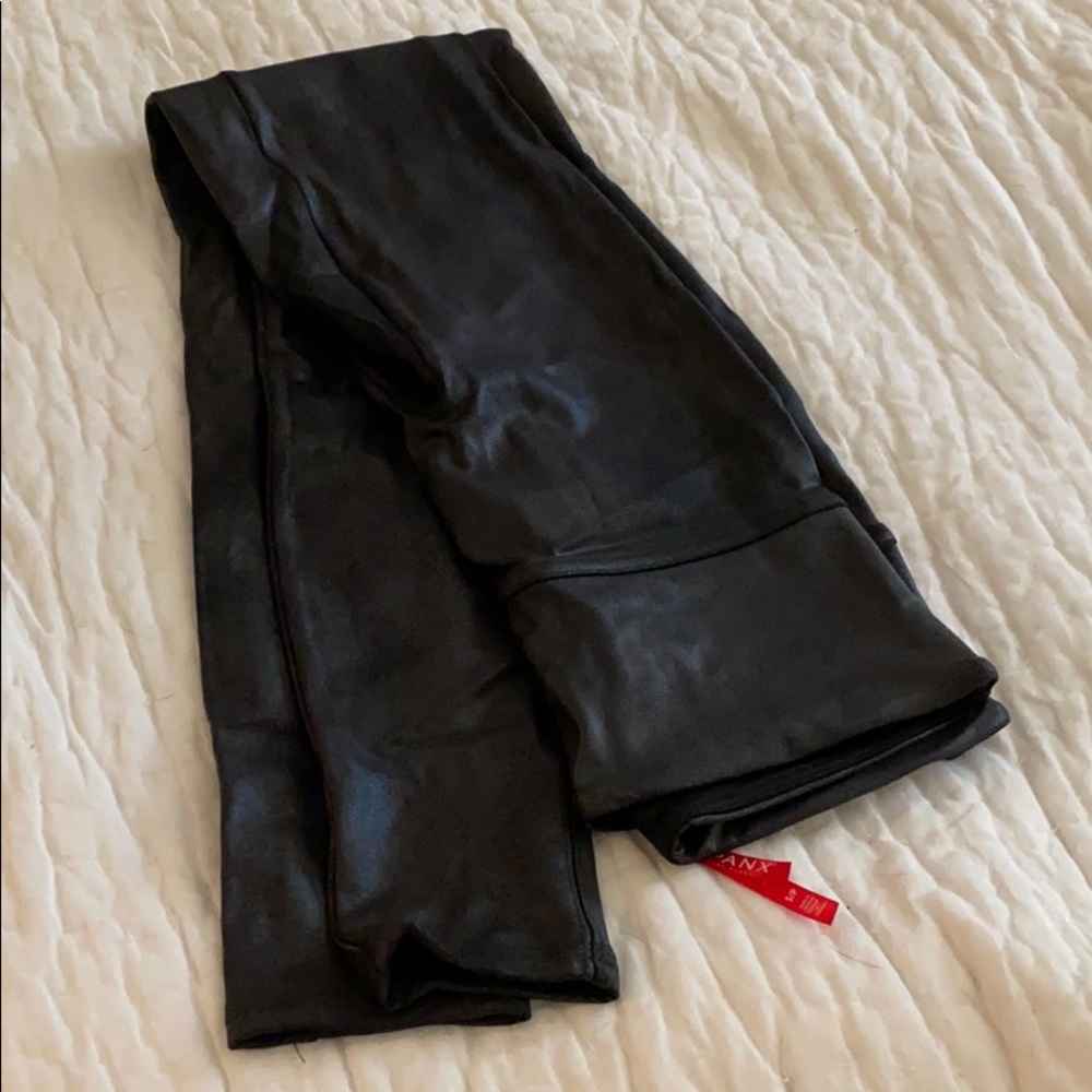 Spanx faux leather leggings